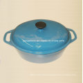 Oval Enamel Cast Iron Casserole Manufacturer From China Size 30X25cm